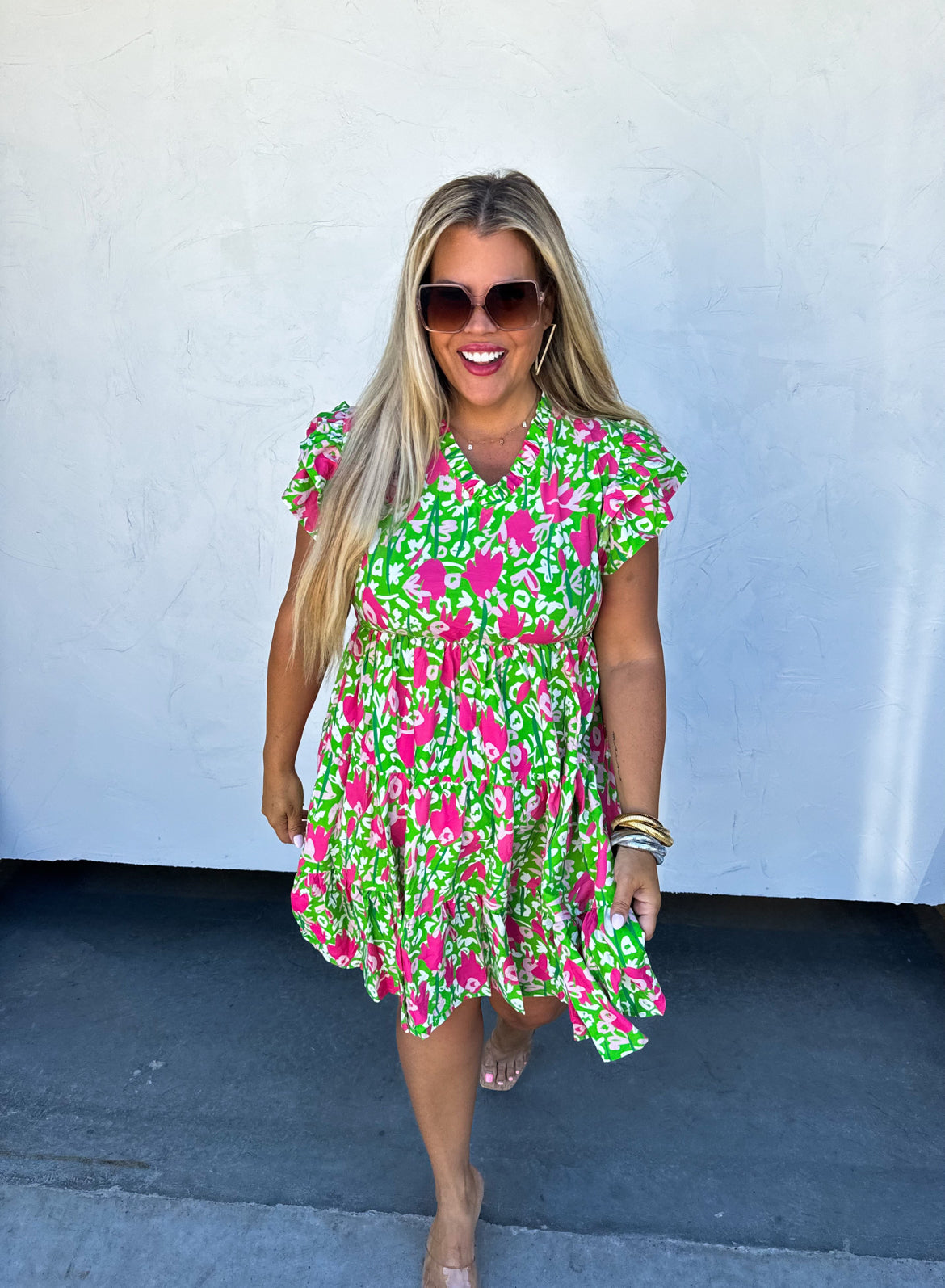 S/M ONLY Luciana Floral Dress