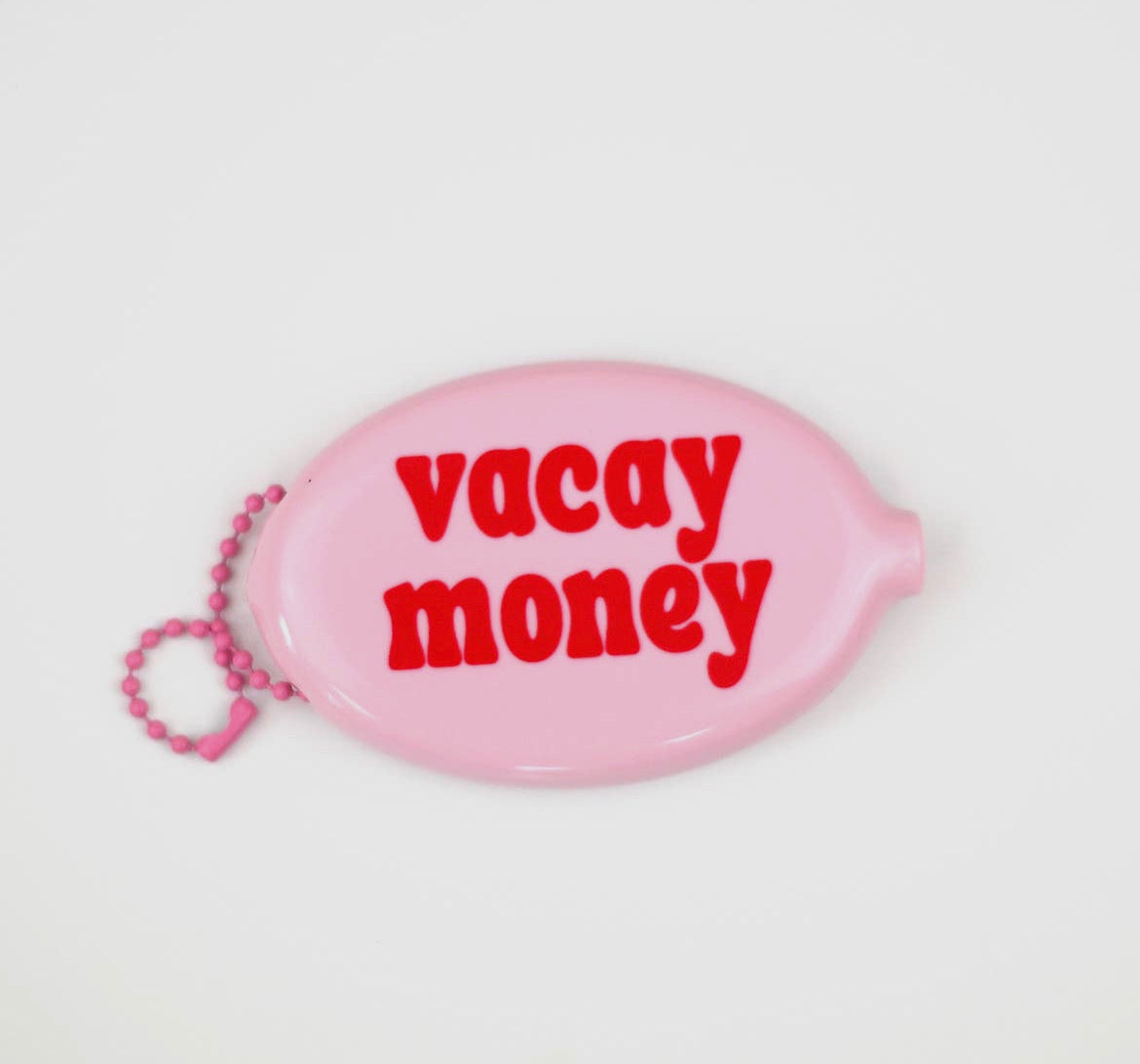 Vacay Money Retro Coin Pouch