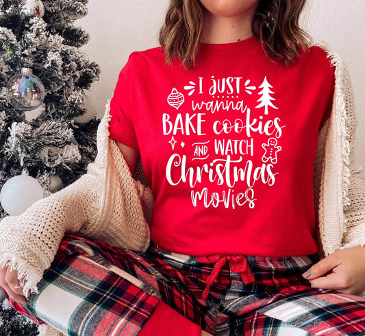 Cookies & Christmas Movies Graphic Tee