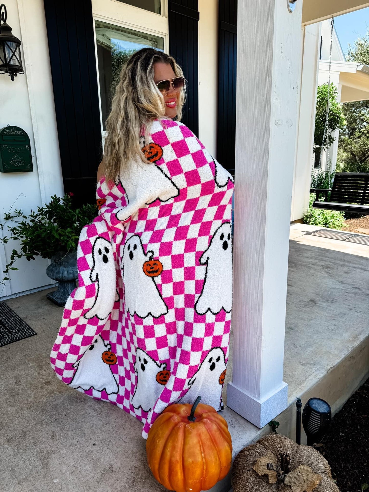 Halloween Cloud Blanket - Ghosts