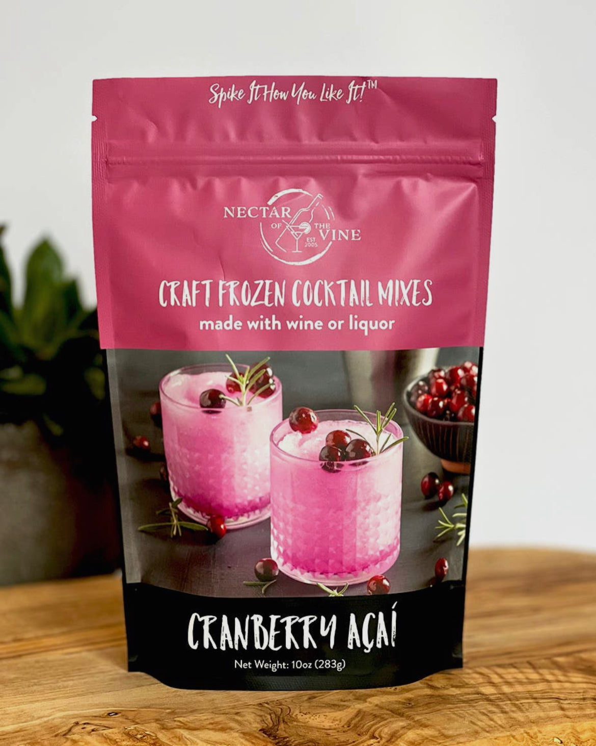 Natural Cranberry Acai Wine Slushy Mix