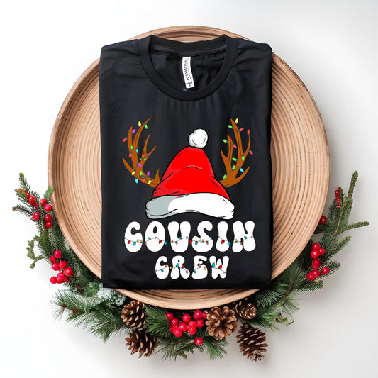 Christmas Cousin Crew Graphic Tee & Sweatshirt