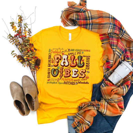 Retro Fall Vibes Graphic Tee