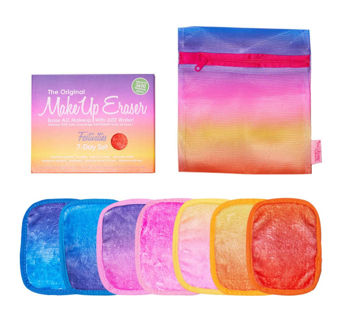 Festivities 7-Day Makeup Eraser Set