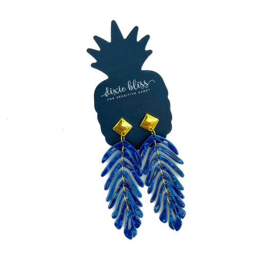 Chandler in Luxe Cobalt - Dixie Bliss - Dangle Earring