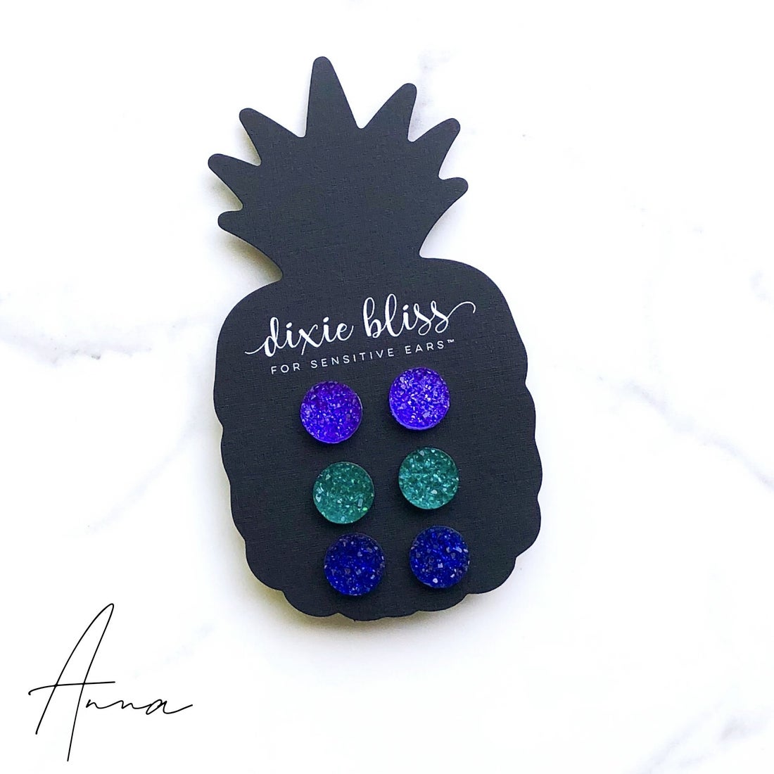 Anna - Dixie Bliss - Trio Stud Earring Set