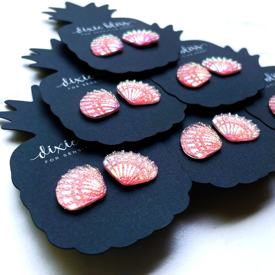 Every Seashell Has a Story - Dixie Bliss - Single Stud Earrings