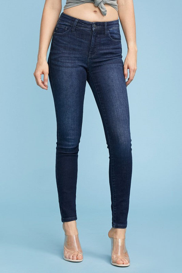 1 ONLY Judy Blue Super Dark High Waist Skinny Jeans