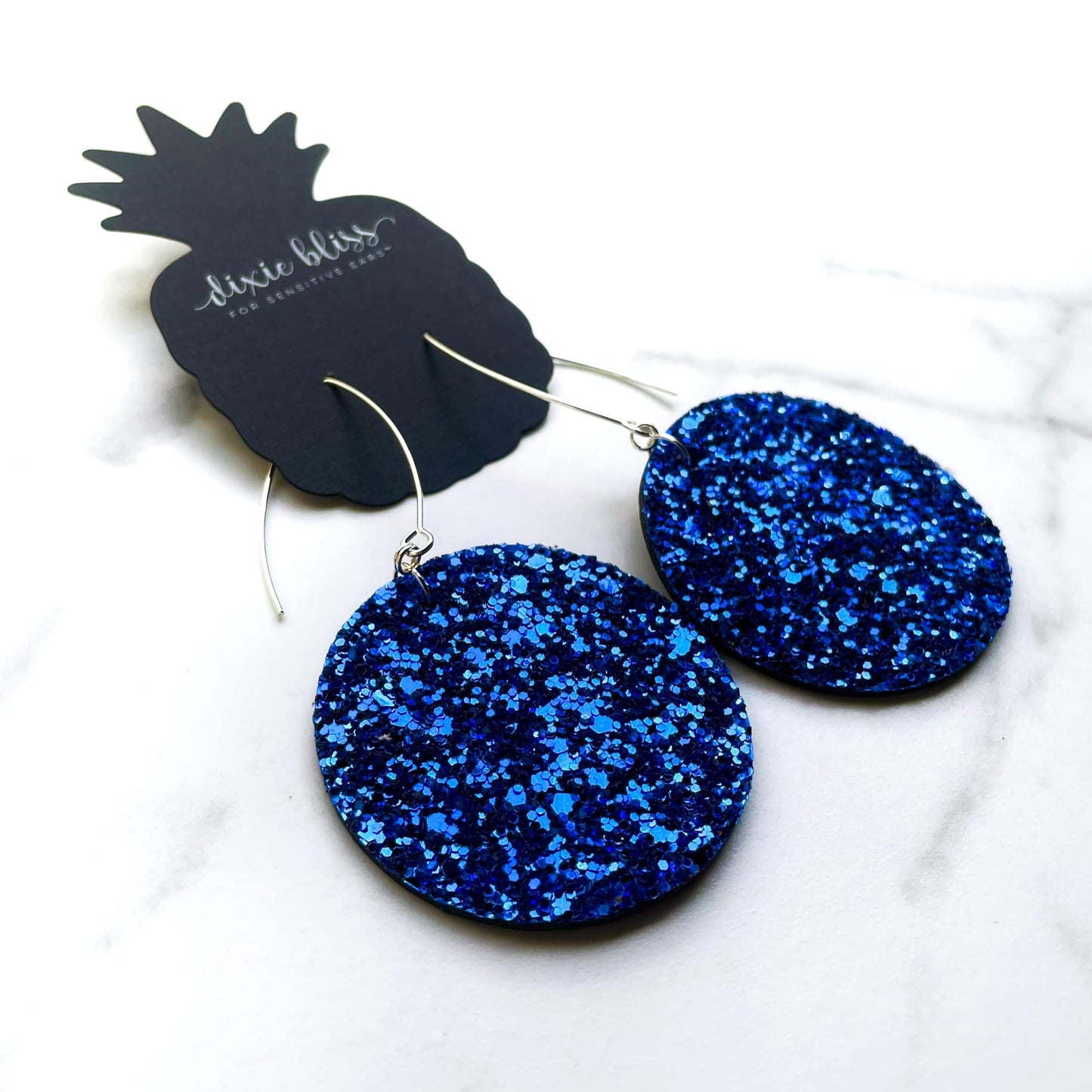 Vegas in Royal Glitter - Dixie Bliss - Dangle Earring