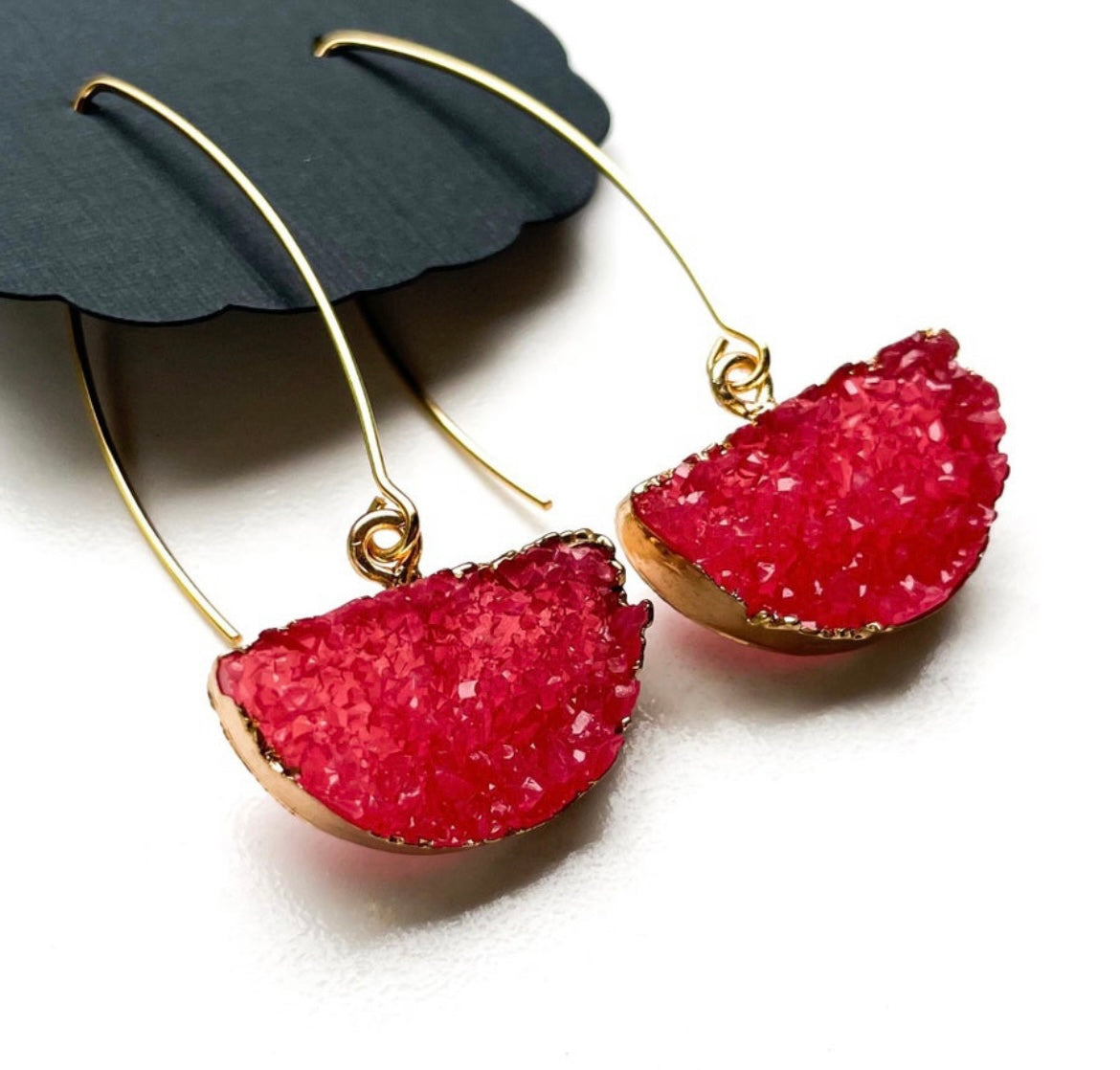 Steadfast in Poinsettia - Dixie Bliss - Dangle Earring