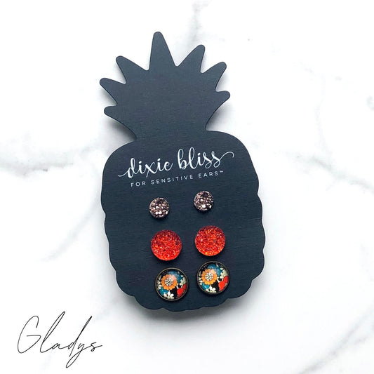 Gladys - Dixie Bliss - Trio Stud Earring Set