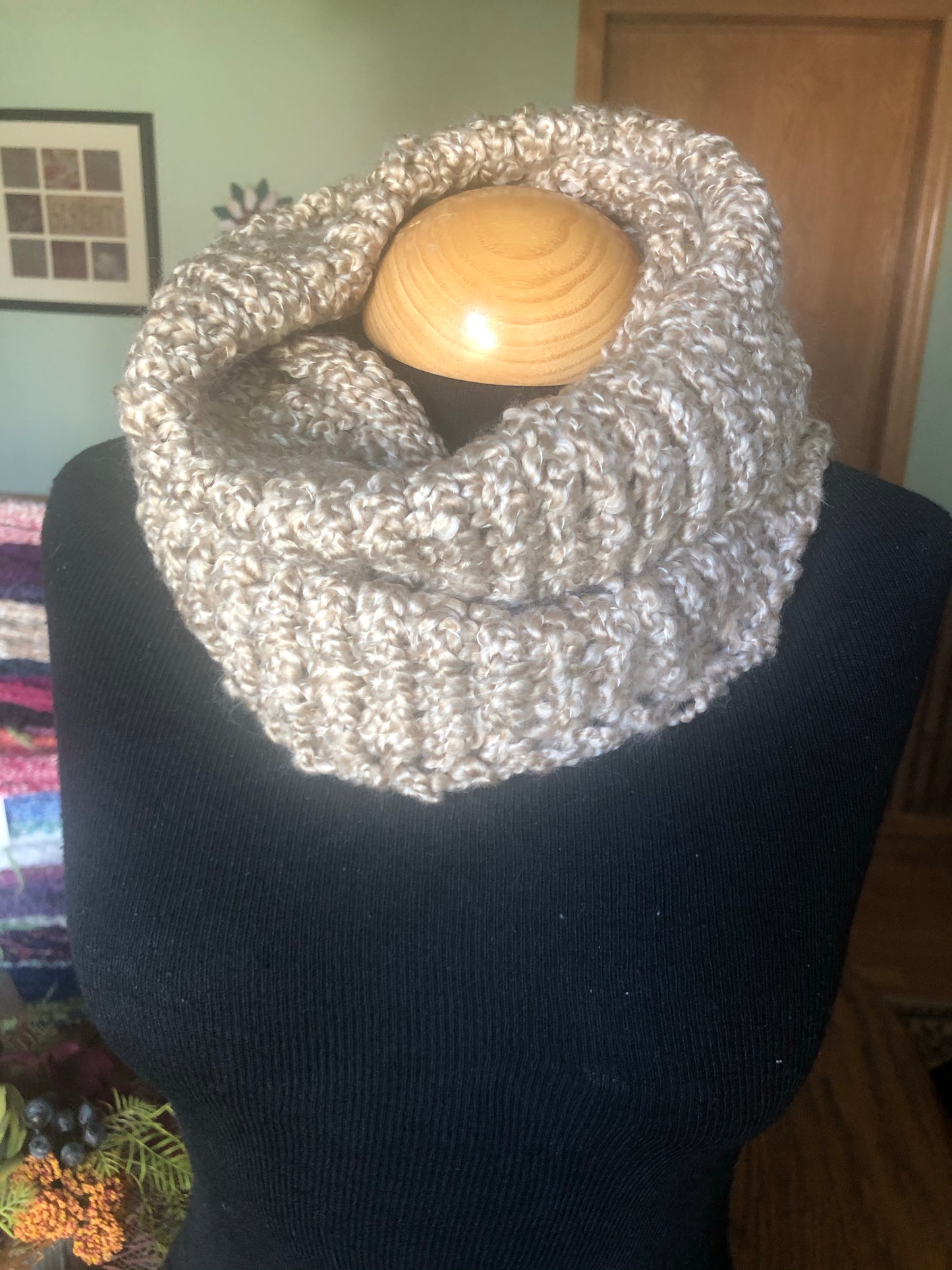 Knit Infinity Scarf