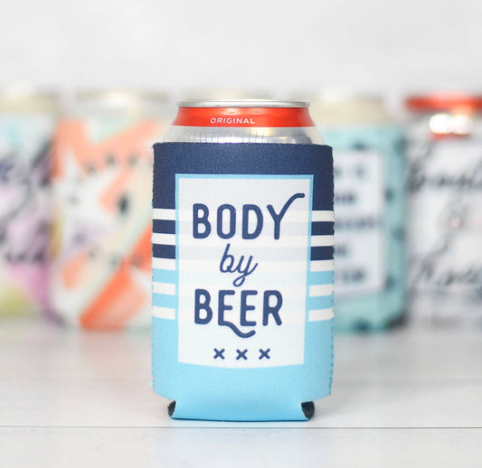 Body By Beer Can Cooler