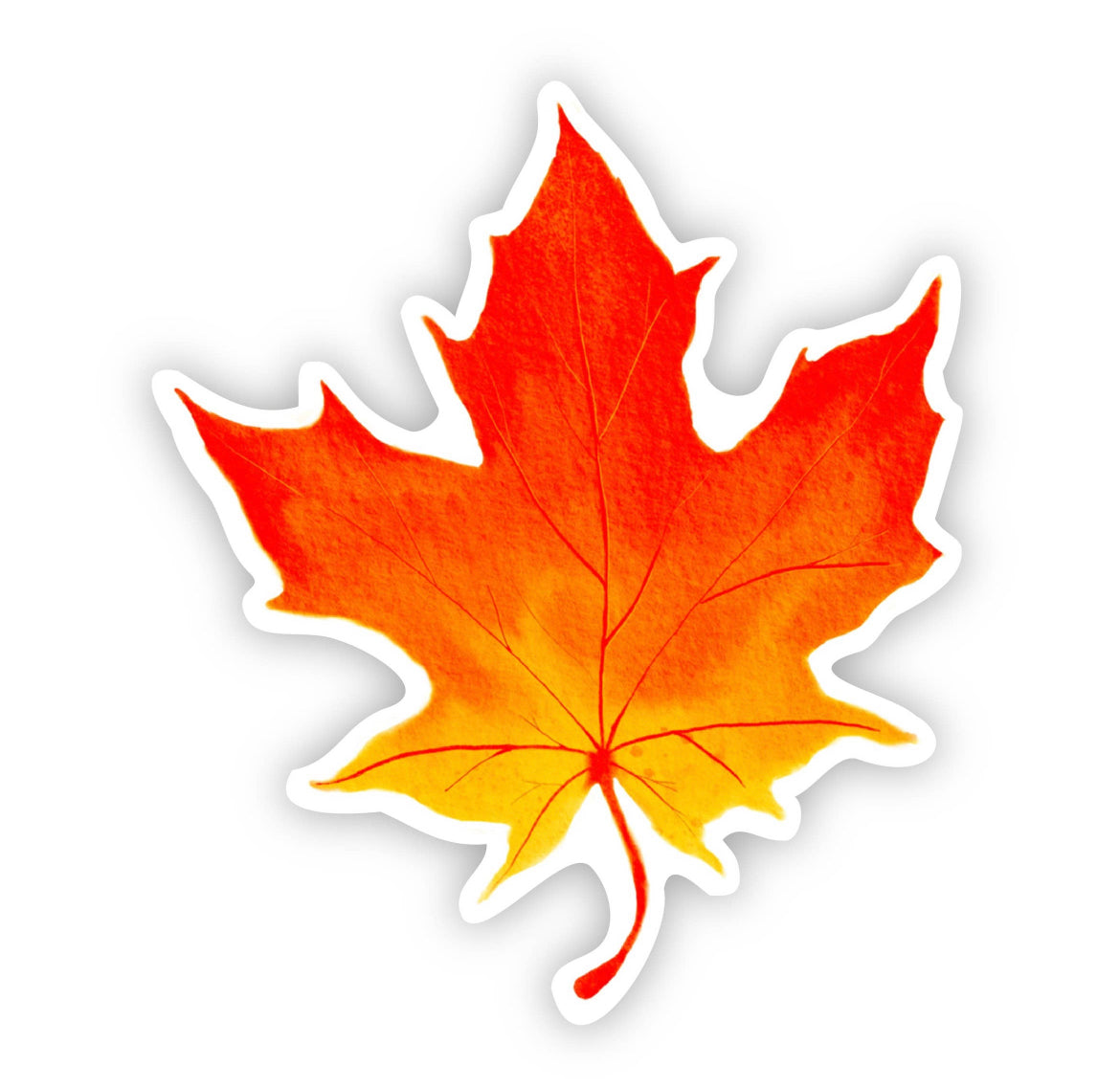 Fall Leaf Sticker