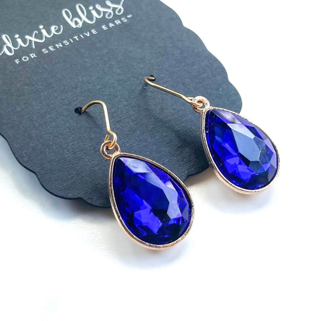 Cobalt Drops - Dixie Bliss - Dangle Earring