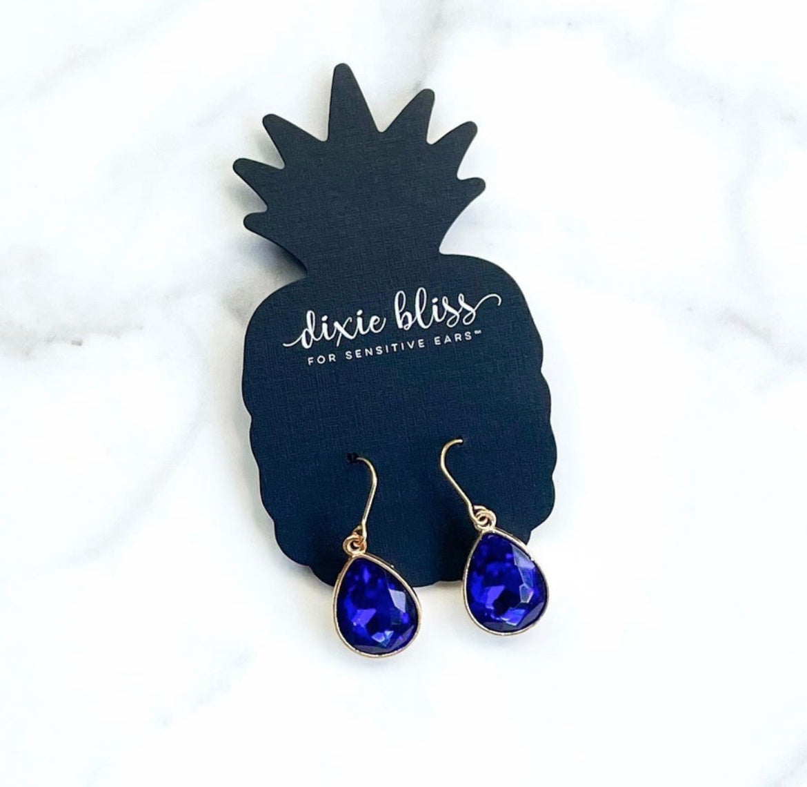 Cobalt Drops - Dixie Bliss - Dangle Earring