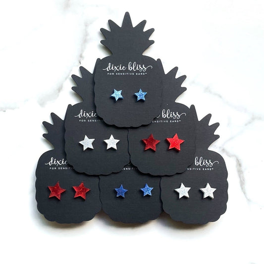 Stars - Dixie Bliss - Single Stud Earrings